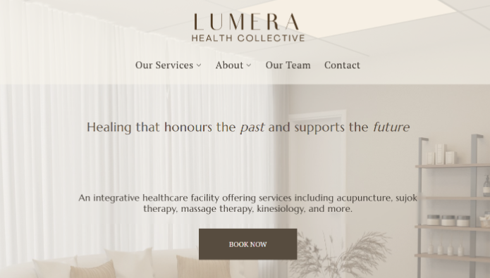 Landing Page example